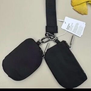 Lululemon Athletica Black Crossbody Bag with Dual Pouches